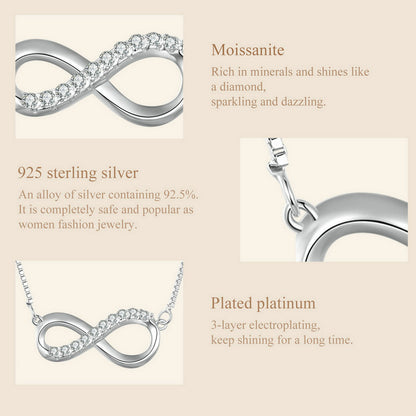 Moebius Strip Moissanite Necklace