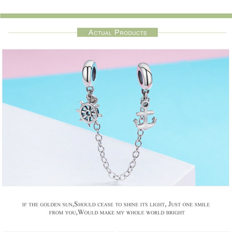 Oceangoing Voyage Safety Chain Charm