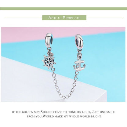 Oceangoing Voyage Safety Chain Charm