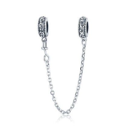 Classical Vine Safety Chain Charm