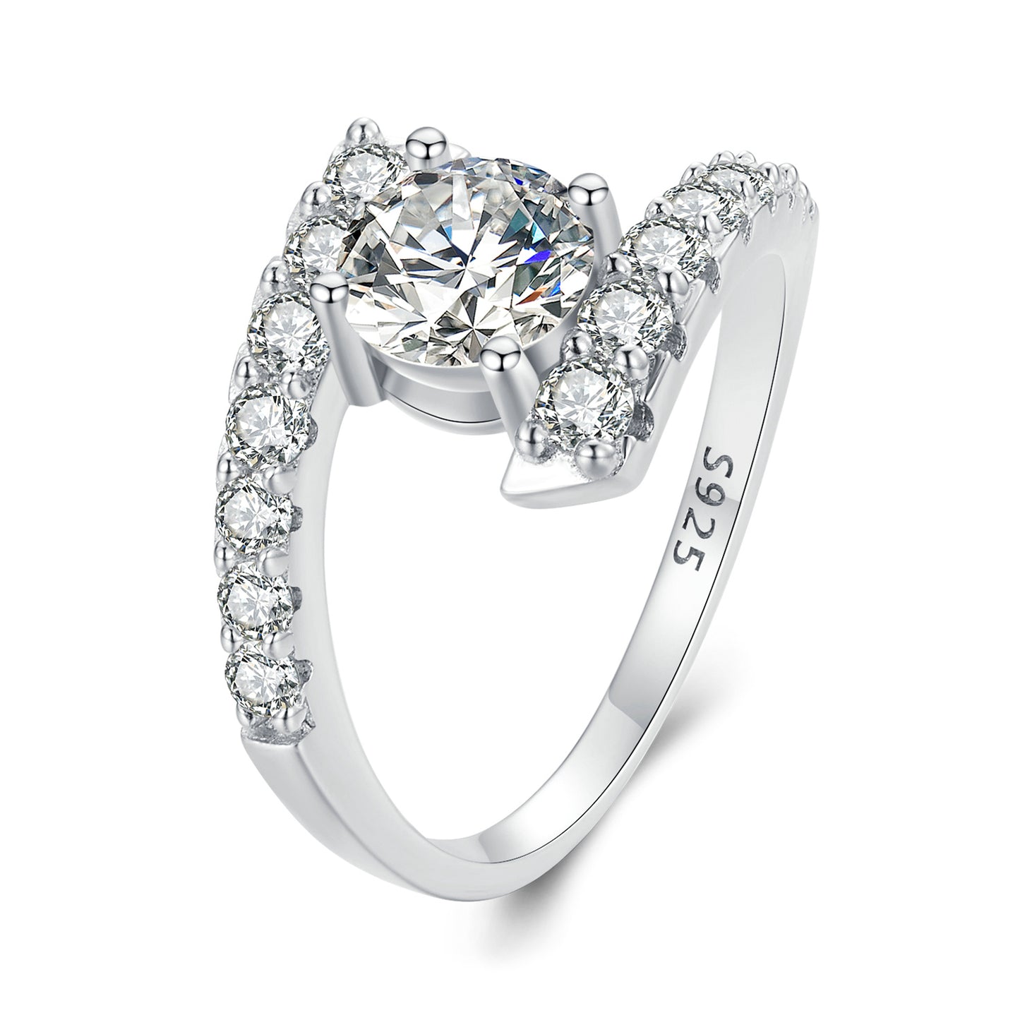 1 Carat Fashion Moissanite Ring
