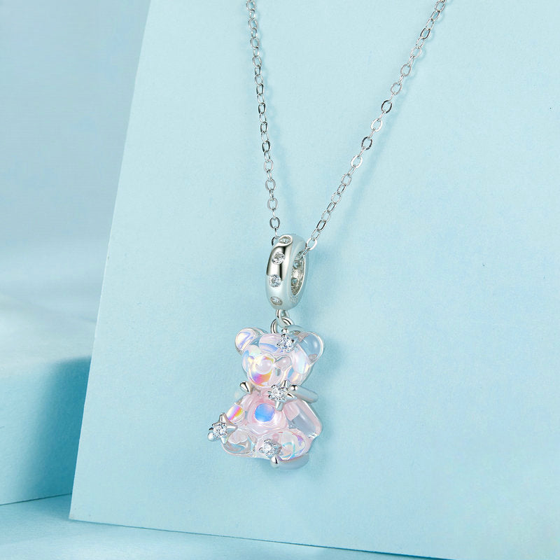 Dream Colored Bear Pendant Charm Collection