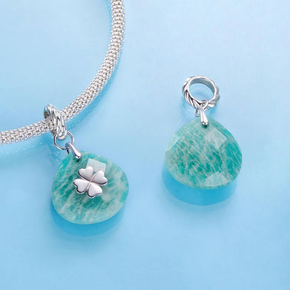 Lucky Amazonite Pendant Charm