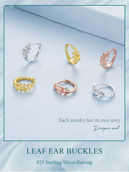 Leaf Clip Earrings