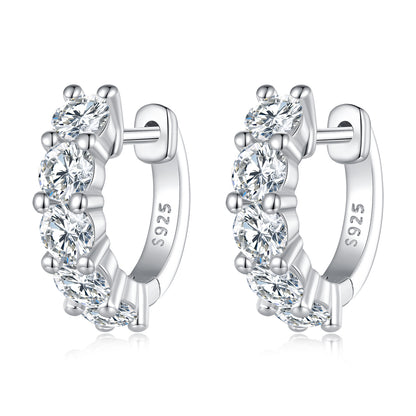 Sparkling Moissanite Ear Climbers