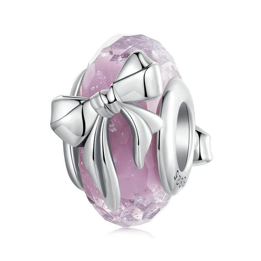 Bowknot  Murano Glass Bead Charm