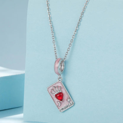 Queen Tarot Pendant Charm