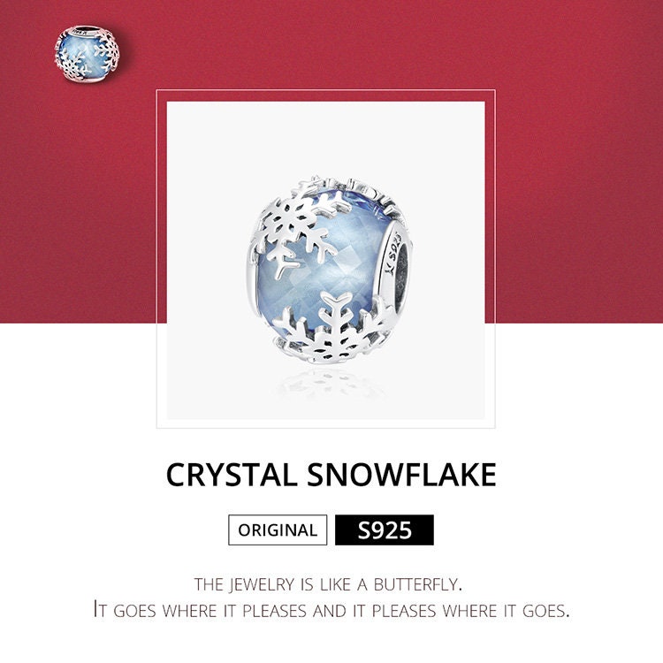 Christmas Theme Snowflake Charm