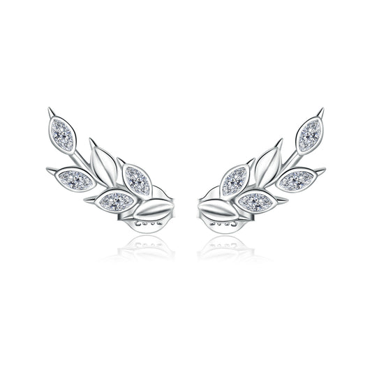 Gleaming Wheat Hoop Earrings
