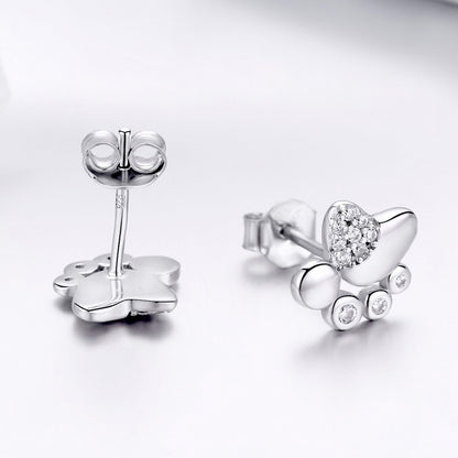 Footprint Earrings