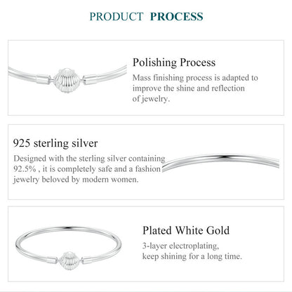Classic Shell Bangle Bracelet