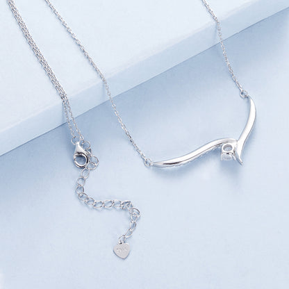 Minimalist Line Pendant Necklace