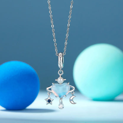 Blue Planet Pendant Charm