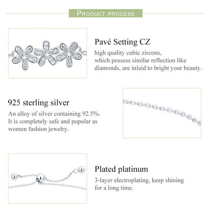 Daisy Charm Bracelet