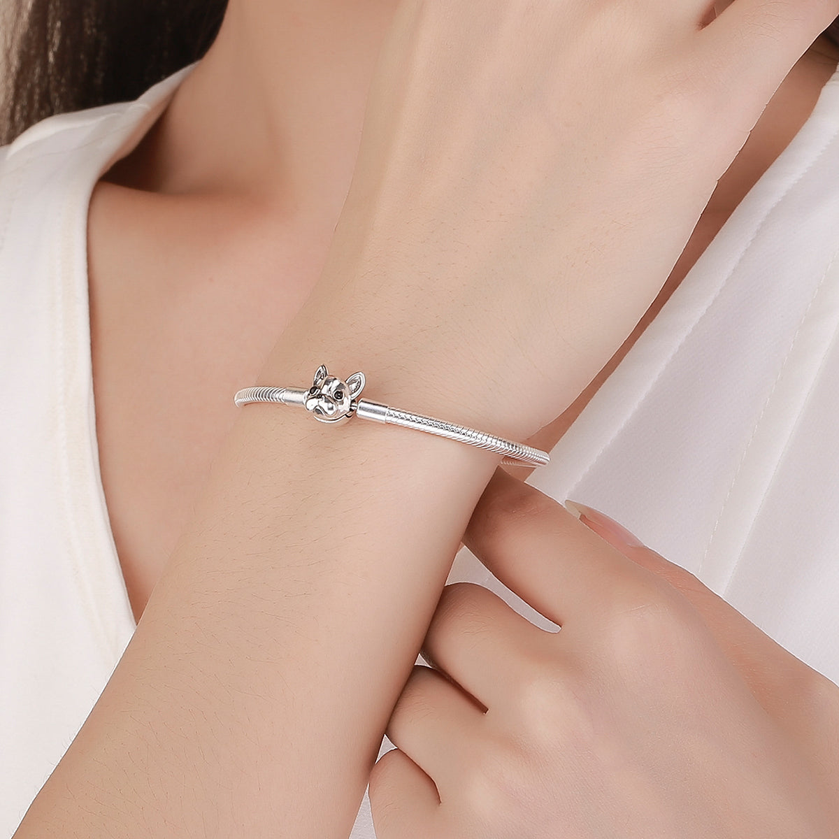 Portable French Bulldog Basic Bracelet