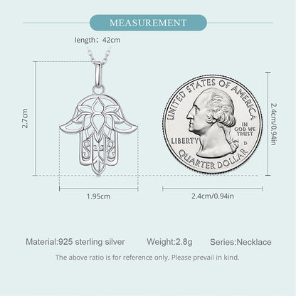 Hamsa Hand Charm Necklace