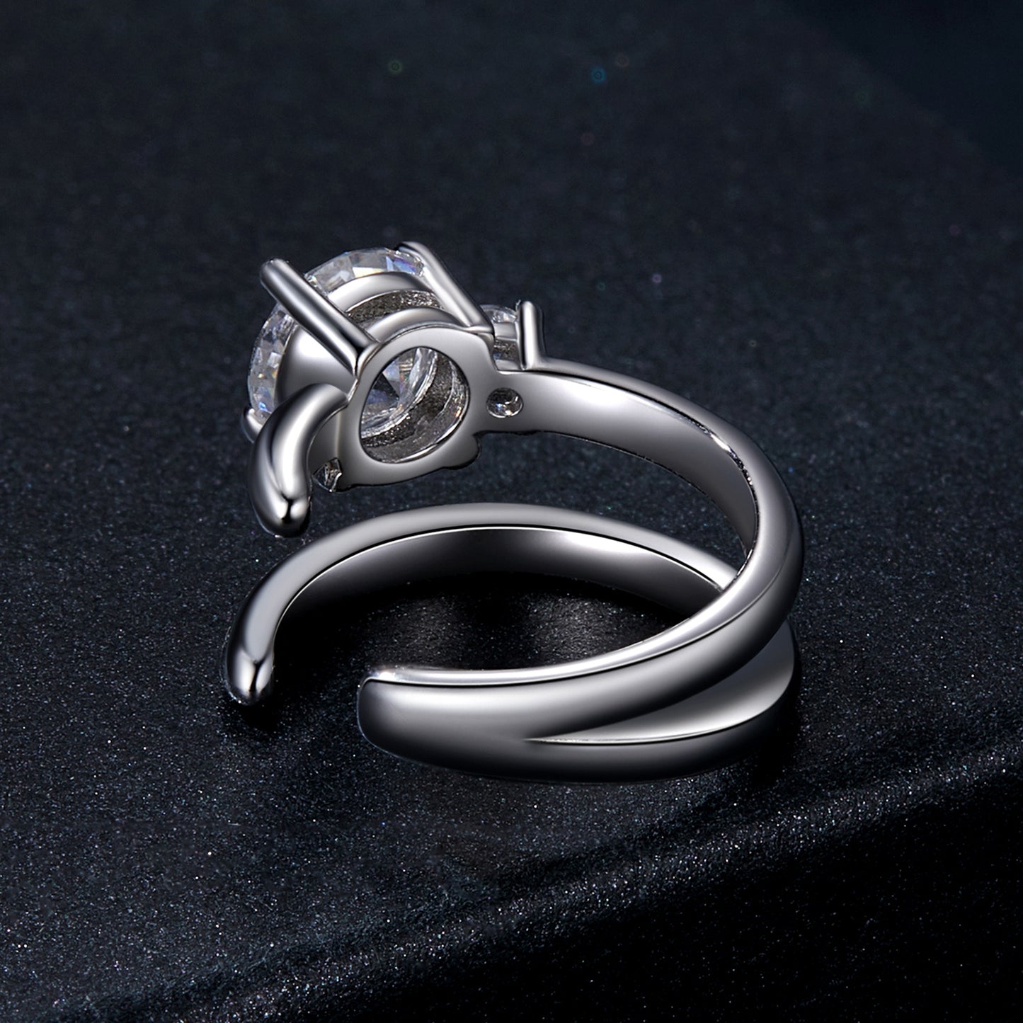 Double-Layer Moissanite Ear Cuffs