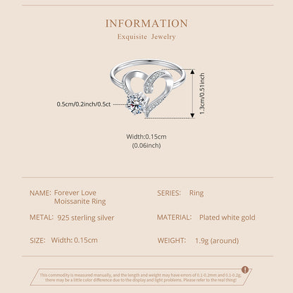 Eternal Love Moissanite Ring