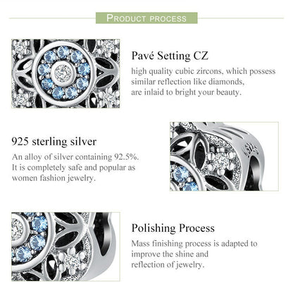 Romantic Snowflakes Charm