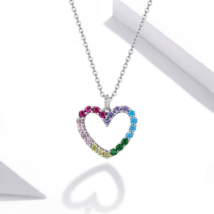 Colorful Heart Necklace