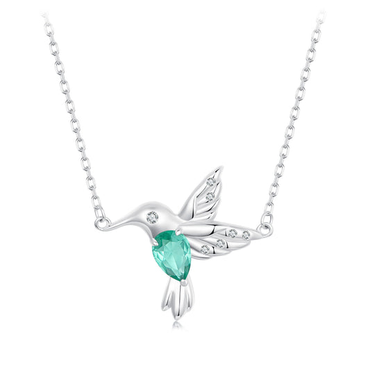 Hummingbird Silhouette Necklace