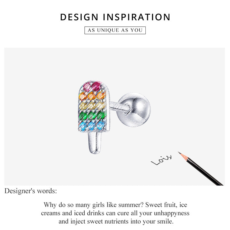 Summer Ice Cream Drop Earrings