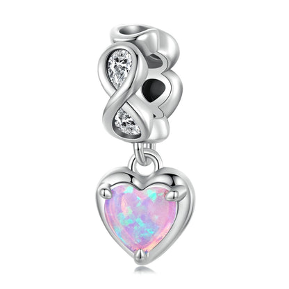 Inifinite Heart Pendant Charm