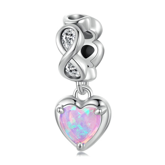 Inifinite Heart Pendant Charm