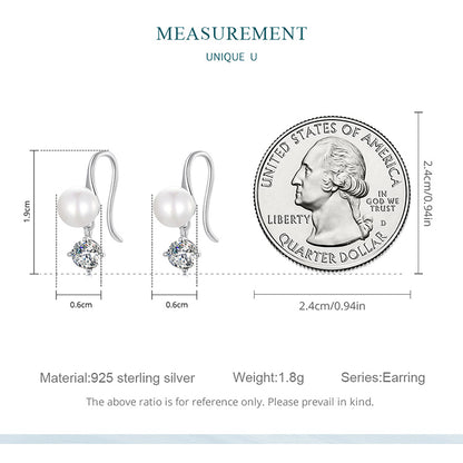 Pearl Hook Earrings