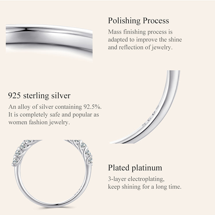 Solo Moissanite Ring