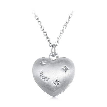 Customizable Heart Locket Necklace