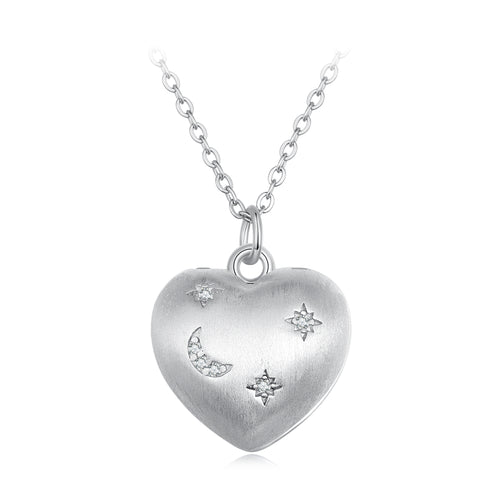 Customizable Heart Locket Necklace
