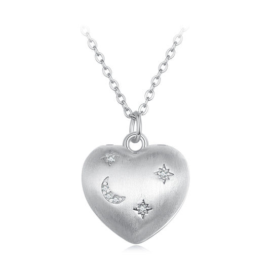 Customizable Heart Locket Necklace