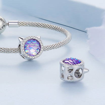 Cathead & Fish Scale Bead Charm