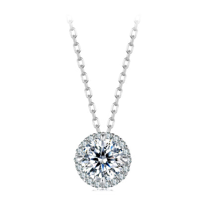 0.5 Carat Sparkling Moissanite Necklace