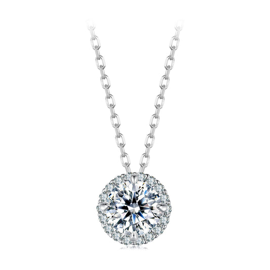 0.5 Carat Sparkling Moissanite Necklace