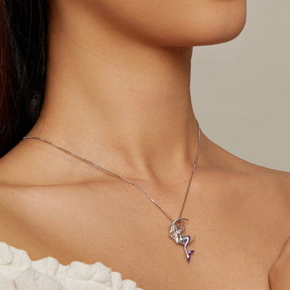 Mermaid Tail Pendant Necklace