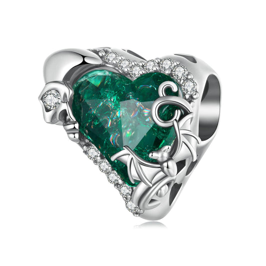 Heart of Skull Charm