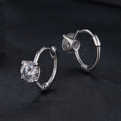 Sparkling Moissanite Ear Climbers