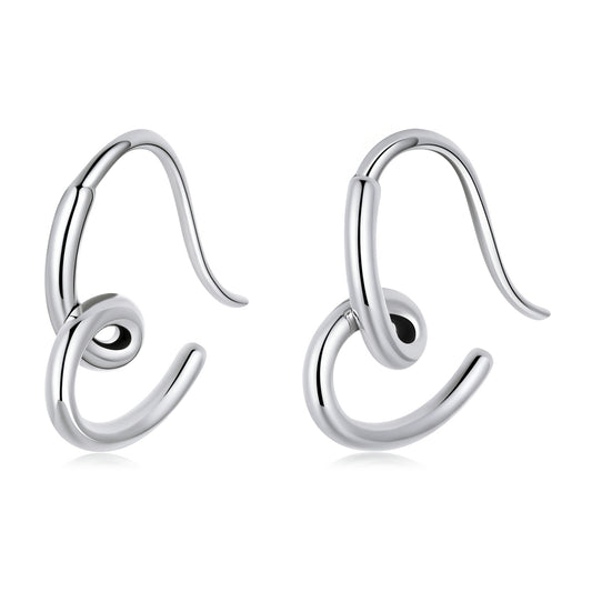 Minimalist Heart Stud Earrings