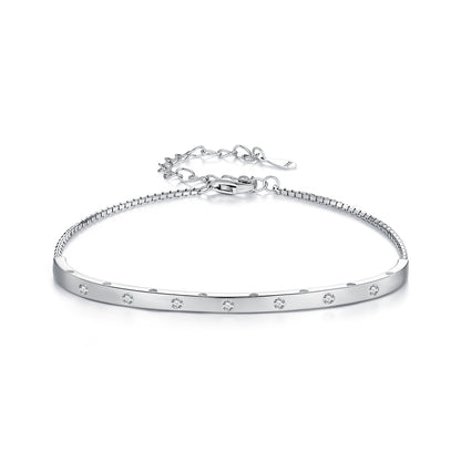 Minimalist Bangle Chain Bracelet
