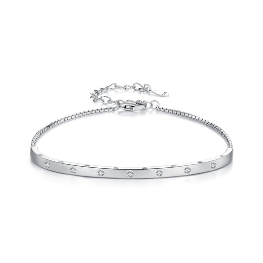Minimalist Bangle Chain Bracelet