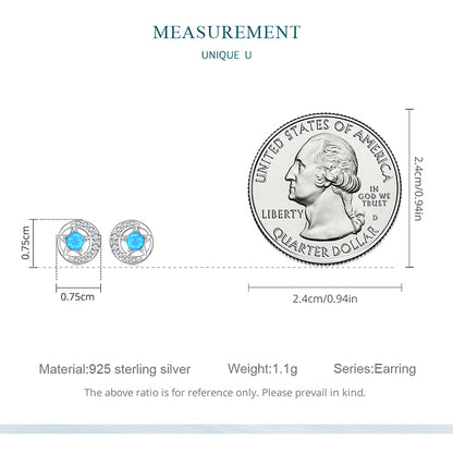 Star and Moon Stud Earrings
