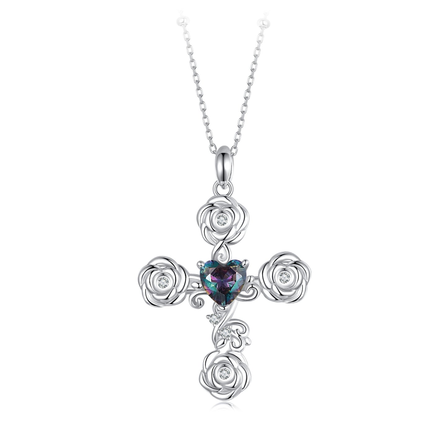 Rose Pendant Necklace