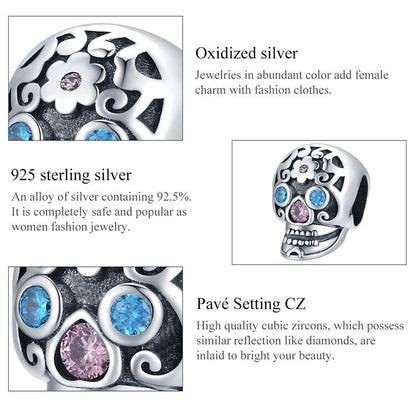 Hollow Skull Charm