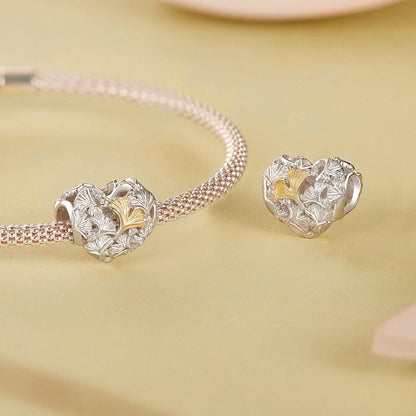 Ginkgo Leaf Charm