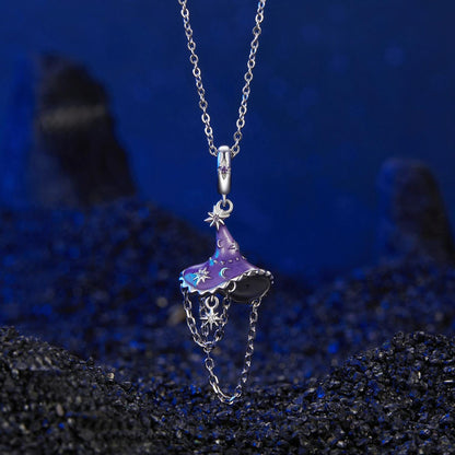 Luminous Witch Hat Pendant Charm