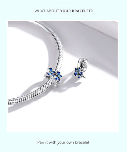 Blue Butterfly Charm