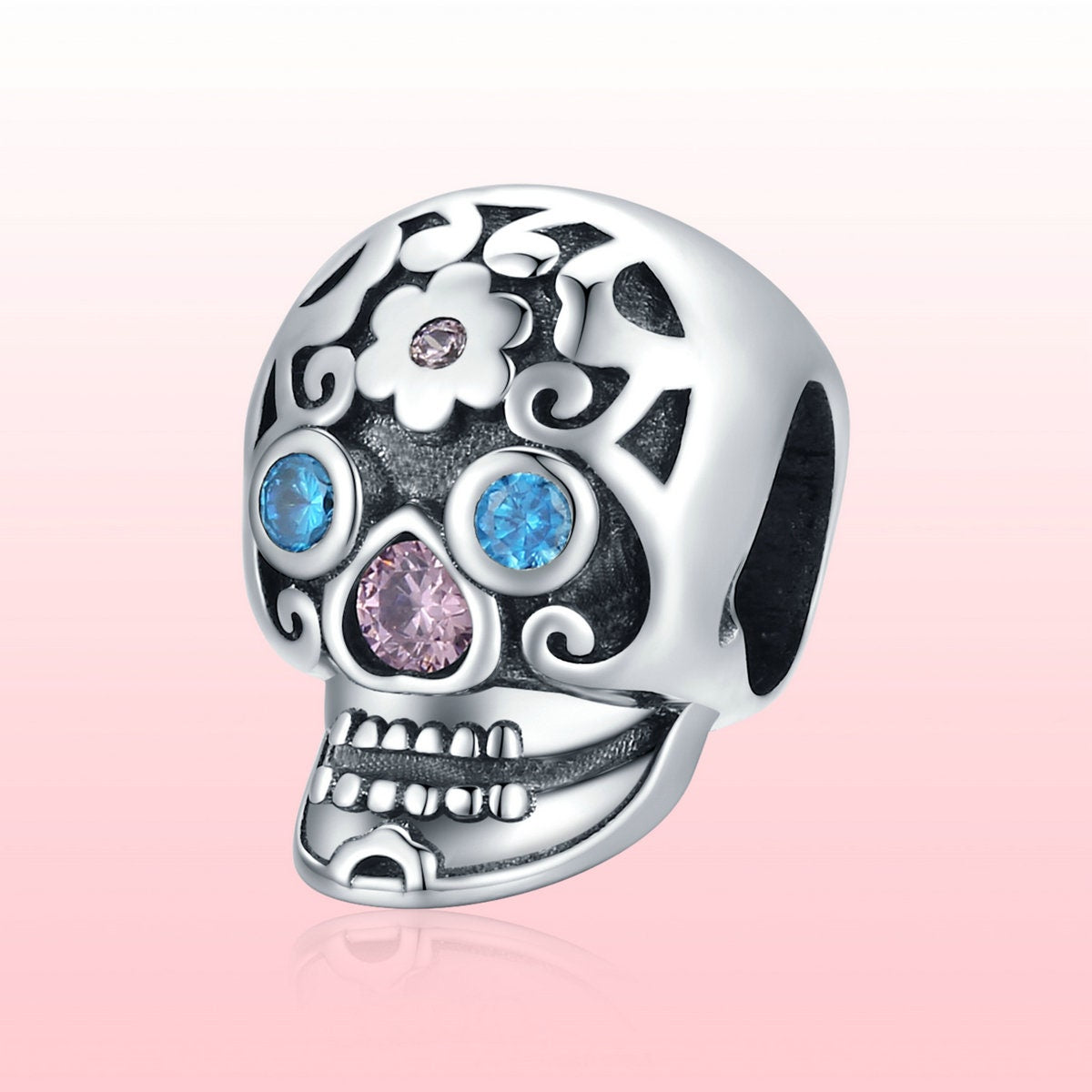 Hollow Skull Charm