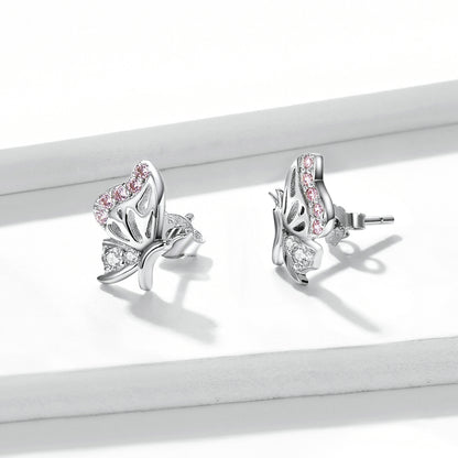 Delicate Butterfly Stud Earrings